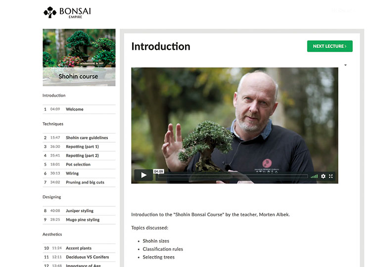 Shohin Online Kurs 01